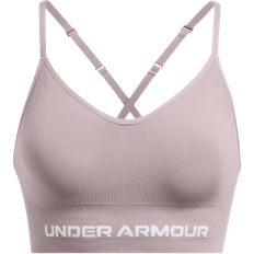 Hiking Bras Under Armour Vanish Seamless Low Women's Sports Bra - Tetra Gray/White
