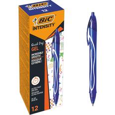 Bic Gel-ocity Quick Dry Gel Ballpoint Pens Blue 12-pack