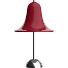 Verner panton lampa Verpan Panton Pantop Cherry Red Table Lamp 30cm