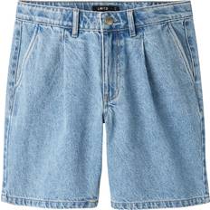 Kim Long Pleat Shorts - Medium Blue Denim (13241367)
