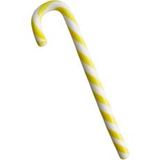 Kosta Boda Polka Candy Cane Vit/Gul, 17cm Juldekoration