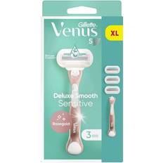 Gillette Venus Sensitive Smooth Rakhyvel utbyteshuvuden 3 st