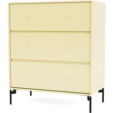 Montana Furniture Carry With Legs Camomile/Black Chest of Drawer 69.6x82.2cm
