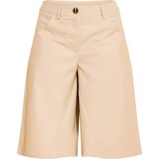 PrettyLittleThing Extreme Wide Leg Longline Shorts - Camel