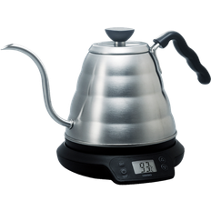 Elkedler Vandkedel på tilbud Hario V60 Power Kettle Buono with Temperature Hairline Silver