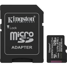 Class 10 Minneskort & USB-minnen Kingston Canvas Select Plus microSD 128GB + Adapter