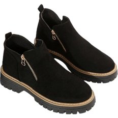 Shein Fall/Winter Women's Fashionable Casual Classic Ankle Boots - Black