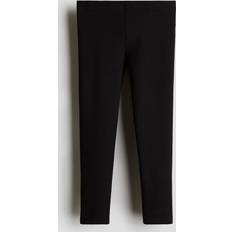 H&M Girls Trousers H&M Brushed Inside Leggings - Black (1193333001)