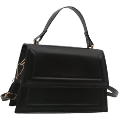 Shein 1 New Mini-Fashion Handbag With Solid Color Texture PU Fabric Flip Square Handbag Simple Western Style Joker Commuting Elegant Shoulder Bag With Detachable Adjustable Shoulder Strap