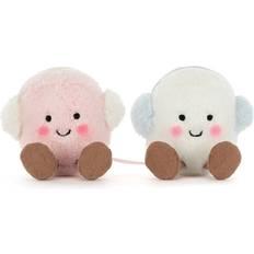 Jellycat Amuseables Toastie Pink & White Marshmallows