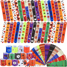 Shein 72/48/24/12pcsHalloween Slap Bracelets