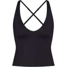 SKIMS x Nike Shine V Neck Tank - Obsidian