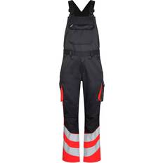 Engel 3547-319 Safety Light Bib Overall - Black/Red