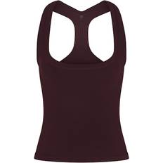 SKIMS x Nike Vintage Seamless Racer Back Tank - Currant
