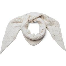 Silke Tilbehør Pieces Pcjoelle Triangle Scarf Bc - Cream