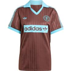 Brun - Dame Polotrøjer adidas Football Tee Grafik Brown