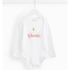 Bodysuits Tu My First Diwali Slogan Bodysuit Newborn