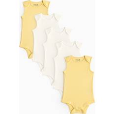 Bodysuits Tu Yellow Sleeveless Bodysuits 5 Pack