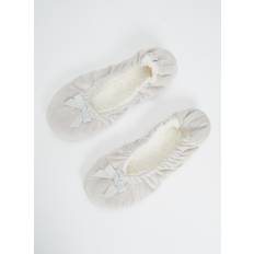 Grey Ballerina Slippers