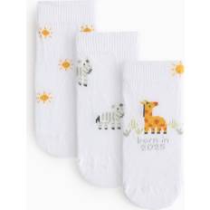 Tu Underwear Tu Born In 2025 Slogan Socks 3 Pack