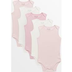 Bodysuits Tu Pink Sleeveless Bodysuits 5 Pack