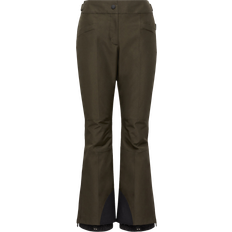 Skiing - Women Rain Trousers Moncler Grenoble Padded Gore-Tex Ski Trousers - Green