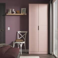 Pink Clothing Storage B&Q Harlequin Double Kobe Pink Wardrobe