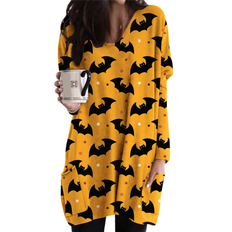 Women - XXL Nightgowns Tlily Long Sleeves Flower XXL