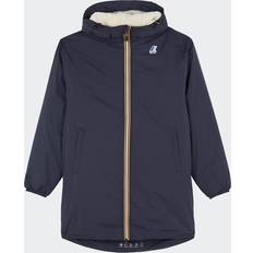 Unisex Frakker K-Way Le Vrai 4.0 Eiffel Orsetto XL Genanvendt Nylon - Blå