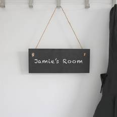 Black Notice Boards Nicola Spring Rectangle Slate Memo Boards 25cm x 10cm Black Pack 6 Notice Board