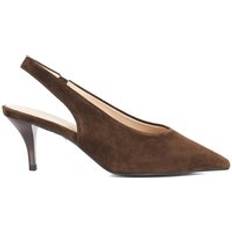 Brown - Suede Heels & Pumps Dune London Cyra Suede Court Shoes - Brown