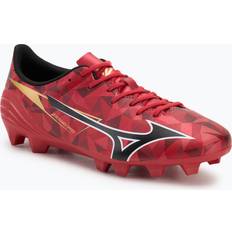 Mizuno Men Football Shoes Mizuno Alpha II Select FG Football Boots - Rot/Schwarz/Gold