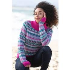 GOTS (Global Organic Textile Standard) Jumpers Kite Puncknowle Roll Neck Knit Jumper - Multicolor