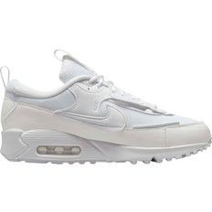 Nike Suede Sport Shoes Nike Air Max 90 Futura W - White