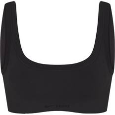 SKIMS x Nike Vintage Seamless Scoop Neck Bra - Obsidian