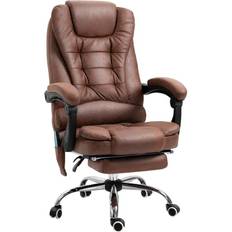Chairs on sale Vinsetto Swivel Brown Office Chair