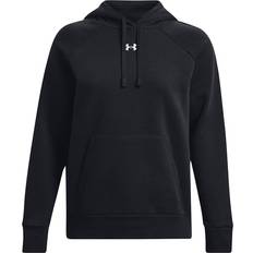 Under Armour Women Jumpers Under Armour Rival Fleece Women's Hoodie - Black/White
