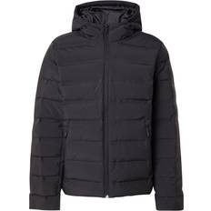 Calvin Klein Polyester Overtøj Calvin Klein Vinterjakke LS Packable Embossed Quilte - Sort