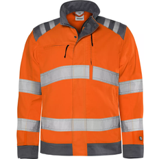 Arbetsjackor på rea Fristads 131976 High Vis Green Jacket - Orange/Grey