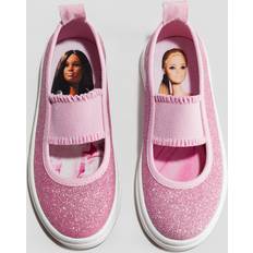 Pink Ballerinas H&M Printed Ballerina Trainers - Pink/Barbie