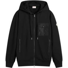 Moncler Overdele på tilbud Moncler Full Zip Hoodie Black