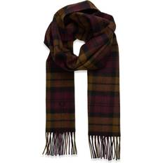 Herr - Orange Halsdukar & Sjalar Fred Perry Lambswool Tartan Scarf Multi Patterned - Orange