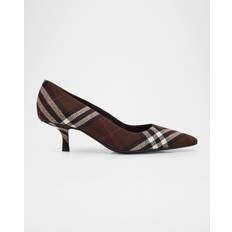 Läder Pumps Burberry Läder Skor Dam 38 EU