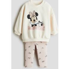 Bebisar Övriga sets H&M Crèmevit Mimmi Pigg 2-Delat Set 104