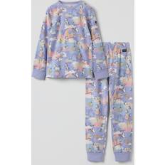 Polarn O. Pyret Nattøj Polarn O. Pyret Kids Organic Cotton Unicorn Pyjamas Purple