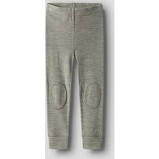 Tøj Name It Nmnwax Merinould Rib Leggings - Grøn