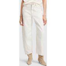 Baggy - Women Trousers BOSS Calças Mulher Orange Barrel-Leg Trousers - White
