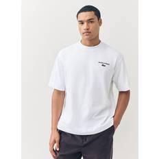 Running - Unisex T-shirts Lacoste Loose Fit Heavy Jersey Backprint T-shirt - White