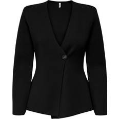 Only Trøjer Only Cardigan Onlmyera Life Ls One Button - Sort