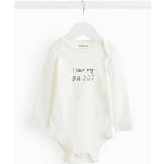 Tu Children's Clothing Tu White I Love My Daddy Bodysuit 9-12 Months